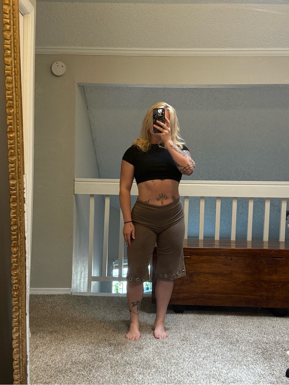 Brown High-Waist jorts
